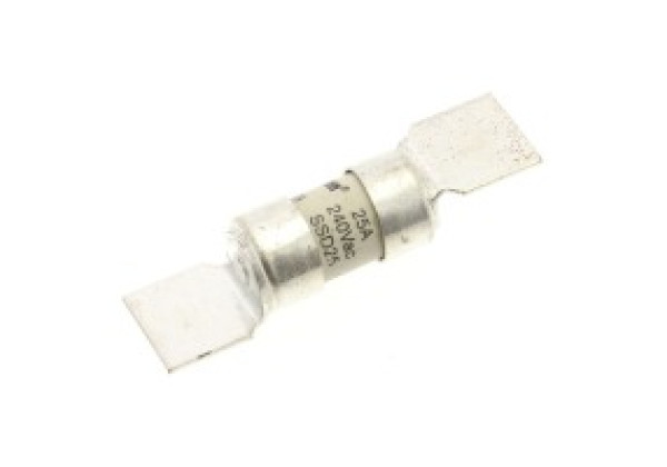 SSD25 - 25AMP 240V AC INDUSTRIAL SSD25 - Fuse-link, LV, 25 A, AC 240 V, BS88/E1,
