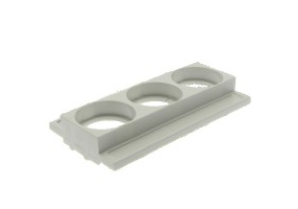 TFPCD33 - 3 P FUSE BA COV DIII/E337 - Fuse-base cover, LV, 63 A, AC 500 V, D3, 3
