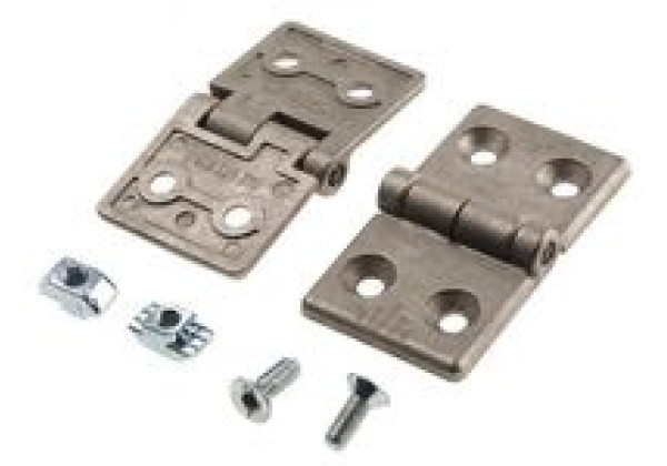 3842544531 Bosch Rexroth Aluminium, Die Cast Aluminium, Door Hinge, 6 mm, 8 mm, 10 mm Slot