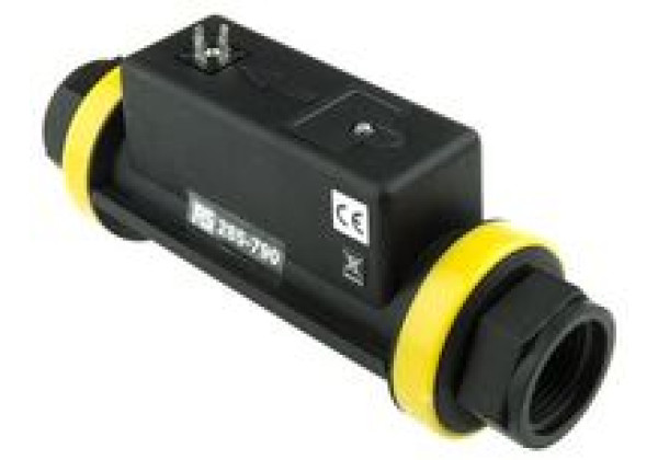 DFT.980.RS Parker, 2 → 150 L/min Flow Transducer, Cable Plug, Pulse, 24 V dc