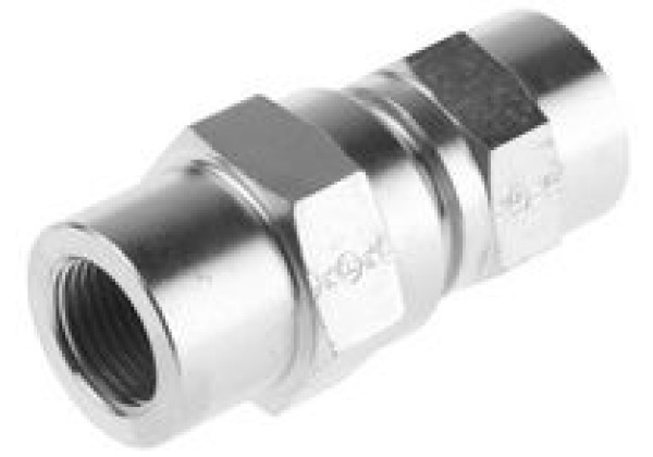 Parker Zinc Plated Steel Hydraulic Non-Return Valve RHDIR3/8CF, G 3/8, 8m/s