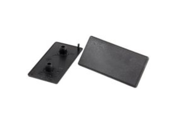 3842548757 Bosch Rexroth Black PP Rectangular End Cap 45 mm, 90 mm strut profile , Groove 10mm