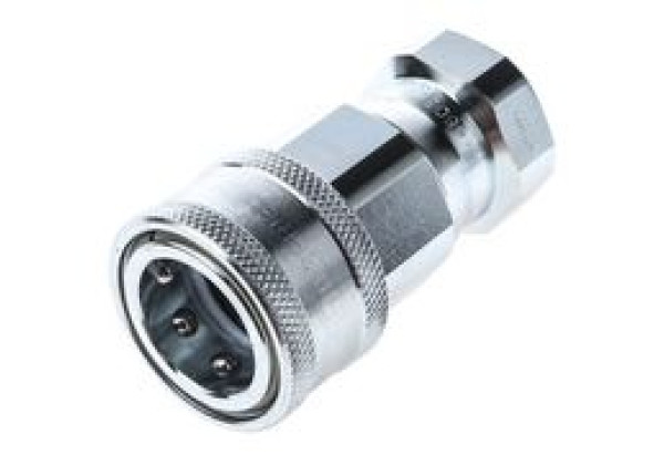Parker Steel Female Hydraulic Quick Connect Coupling 6603-8-10 1/2 in