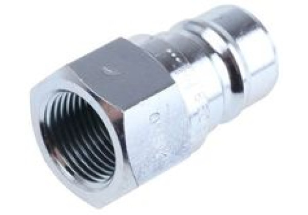 Parker Steel Male Hydraulic Quick Connect Coupling 6605-6-6 3/8 in