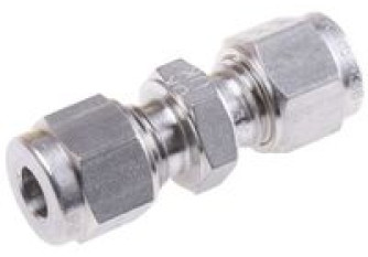 SCM6-316 S/steel tube to tube union,6mm OD SCM6-316 S/steel tube to tube union,6mm OD