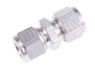 SCM12-316 S/steel tube to tube union,12mm OD SCM12-316 S/steel tube to tube union,12mm OD