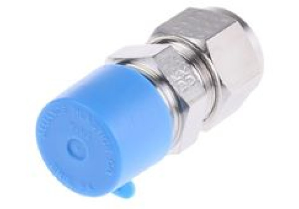 M12MSC1/2N-316 Straight connector,12mm OD 1/2 NPT