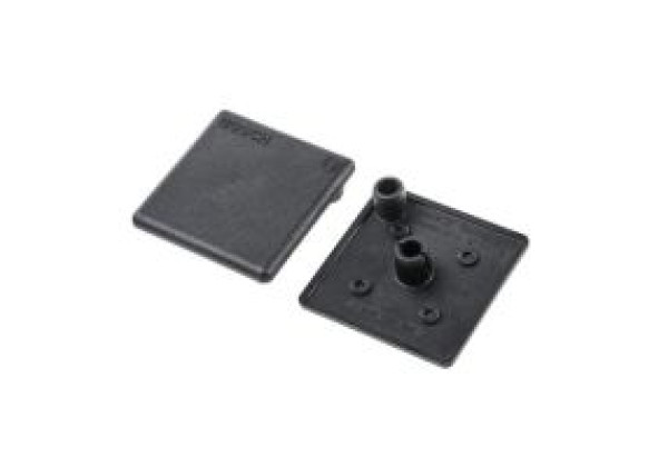 3842548821 Bosch Rexroth Black PP End Cap 50 mm strut profile , Groove 10mm