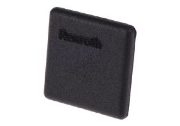 3842548743 Bosch Rexroth Black PP End Cap 20 mm strut profile , Groove 6mm