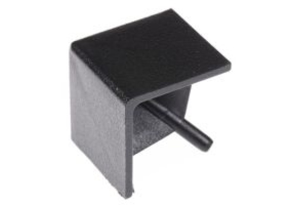 3842548720 Bosch Rexroth Black PP Corner Bracket Cap 20 mm strut profile , Groove 6mm