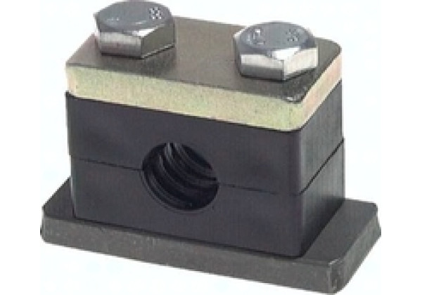 GR342SDP Rohrschelle, schwere Baureihe, 42mm, Baugröße 3
