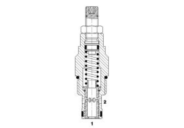 3053635 Hydac SR10-01-C-N-3.5V Flow control valve