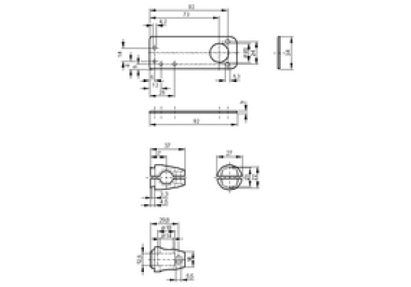 E11134 - efector100-MOUNTING BRACKET IF,IG,II