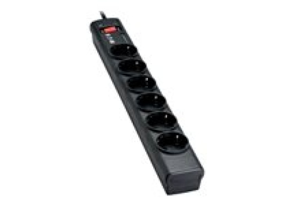 68583 Eaton Protection Strip - Surge protector - output connectors: 6 - charcoal grey, RAL 7021