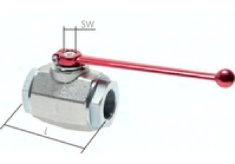 KH112HD Hochdruck-Kugelhahn, Stahl, G 1-1/2″, PN 315