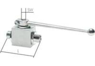 KH28LHD Hochdruck-Kugelhahn, Stahl, 28 L, PN 160