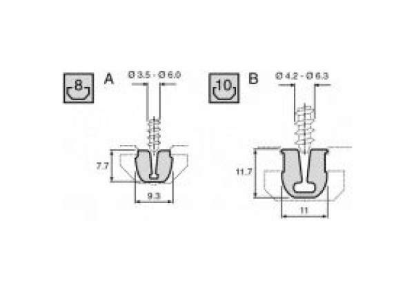 3842524072 Bosch Rexroth Cover Strip, PVC, 10mm Slot, Light Grey, 2pcs x 2m