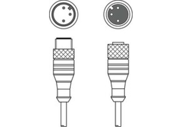 150684 - CB-M12-15000-3GF / GM - Connecting cable