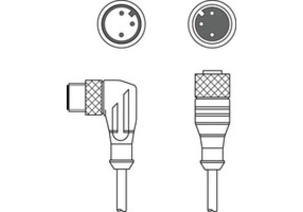 150685 - CB-M12-15000-3GF / WM - Connecting cable