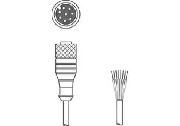 429289 - CB-M12-50000-8GF - Connecting cable