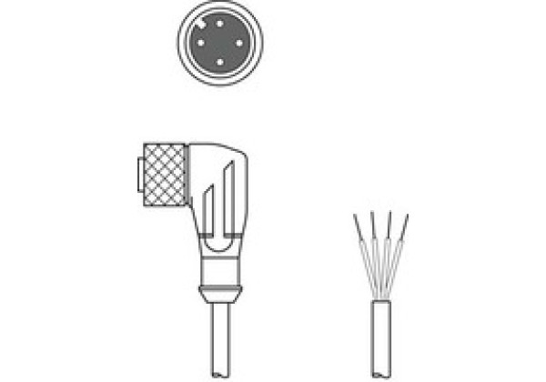 50104571 - K-D M12W-4P-2m-FAB - Connecting cable