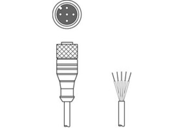 50104574 - K-D M12A-5P-2m-FAB - Connecting cable