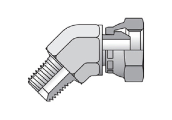 Parker 3107-2-2 Swivel male 45° elbow NPT1/8″ x NPT1/8″