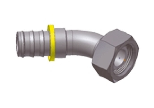 Parker 3C482-15-8BK Female Metric L - Swivel DK 45°