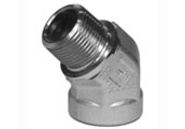 Parker 1CD45-S Female Metric Swivel DKO 45° NPT1″