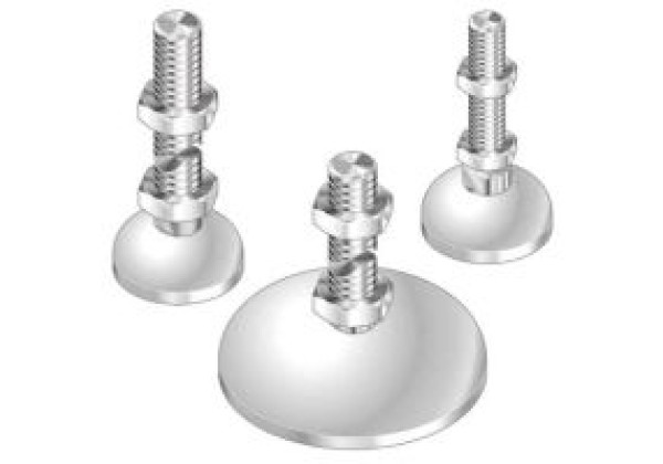 3842311951 Bosch Rexroth Verstellbarer Fuß Stahl zinkplattiert einstellbarer Fuß Fuß M16X145