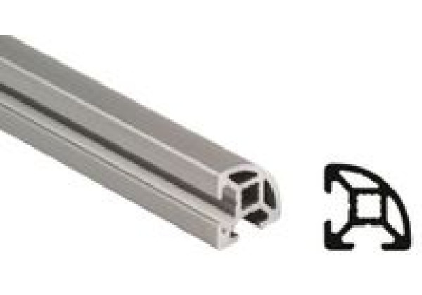 3842993184/2000 Bosch Rexroth Aluminium Strut, 40 x 40 mm, 10mm Groove , 2000mm Length