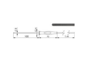 609549 GF 1T-T3-B-BNC kompakter Pt1000 Handfühler mit Silikonhandgriff 609549 GF 1T-T3-B-BNC kompakter Pt1000 Handfühler mit Silikonhandgriff