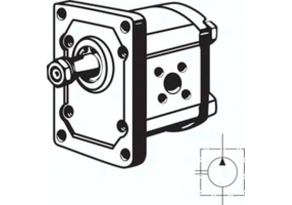 LAN-048142 0510525011 Bosch-Zahnradpumpe 11,0 ccm, Plesseyflansch, rechtsdrehend