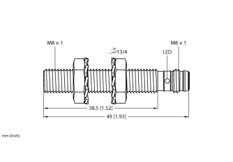 Inductive Sensor BI2-EG08-AN6X-V1131 Inductive Sensor BI2-EG08-AN6X-V1131