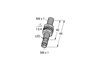 Inductive Sensor BI2U-EG08-AN6X-V1131 Inductive Sensor BI2U-EG08-AN6X-V1131