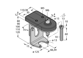 Mounting Accessories BTS-DSU35-ZF12-M10 Mounting Accessories BTS-DSU35-ZF12-M10