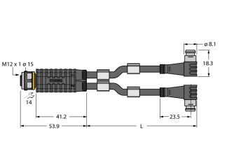 2-Way Splitter VBRK4.4-2PSW3S-5/5/TEL 2-Way Splitter VBRK4.4-2PSW3S-5/5/TEL