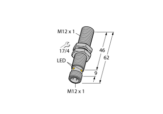 Inductive Sensor BI4U-MT12E-AP6X2-H1141/S1589 Inductive Sensor BI4U-MT12E-AP6X2-H1141/S1589