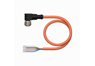 Actuator and Sensor Cable, PUR WKC4.5T-4/TXO3700