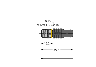 Actuator and Sensor Cable, PVC RSC4.221T-10/TEB