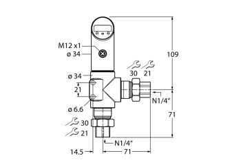 Differential Pressure Sensor PS003D-502L-2UPN8X-H1141
