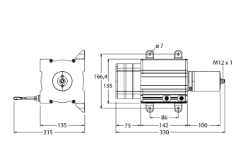 Draw-Wire DW30000-135-7E-H1441 Draw-Wire DW30000-135-7E-H1441