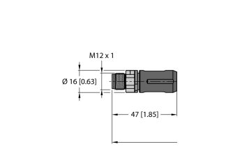 Industrial Ethernet Cable RSSX-8814-2M