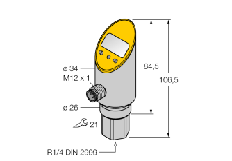 Pressure sensor PS250R-311-2UPN8X-H1141