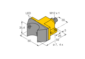 Inductive Sensor NI4-DSU35-2Y1X2-H1140