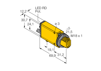 Photoelectric Sensor SM2A312F W/30 Photoelectric Sensor SM2A312F W/30