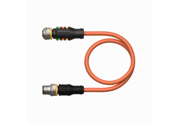 Actuator and Sensor Cable, PUR RKC4.4T-P7X3.1-5-RSC4.4T/TXO Actuator and Sensor Cable, PUR RKC4.4T-P7X3.1-5-RSC4.4T/TXO