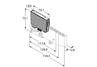 BL20 electronic module BL20-2AI-PT/NI-2/3 BL20 electronic module BL20-2AI-PT/NI-2/3
