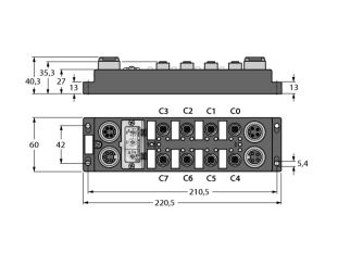 I/O Module for DeviceNet Fieldbus FDNP-CPG88-TT I/O Module for DeviceNet Fieldbus FDNP-CPG88-TT