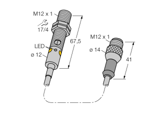 Photoelectric Sensor M12NFF50Q5 Photoelectric Sensor M12NFF50Q5